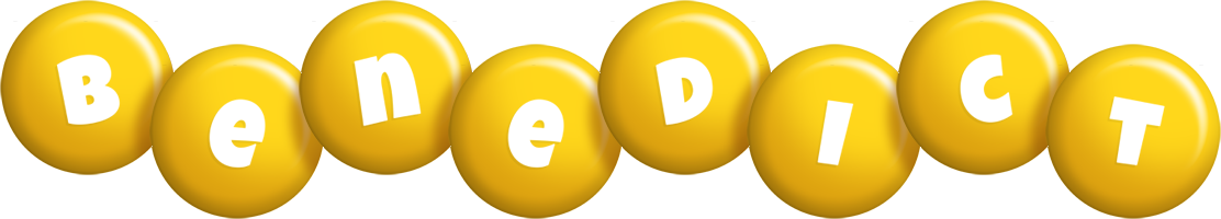 Benedict candy-yellow logo