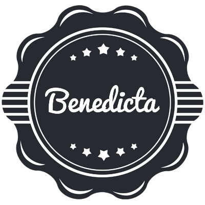 Benedicta badge logo