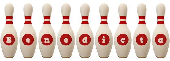 Benedicta bowling-pin logo