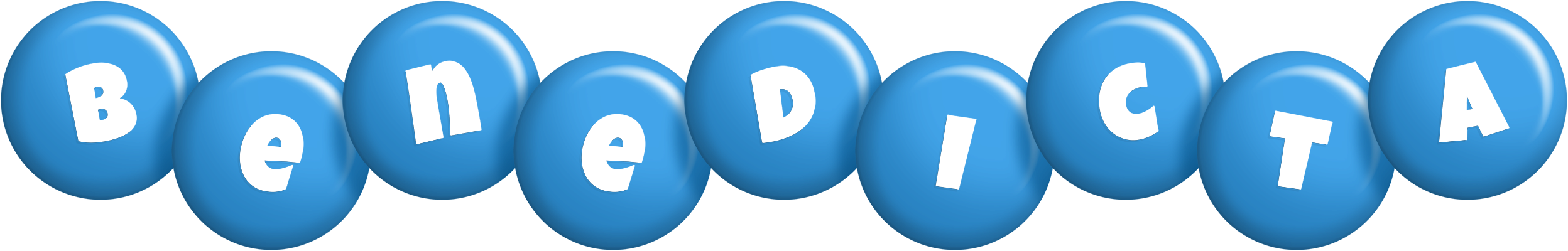 Benedicta candy-blue logo
