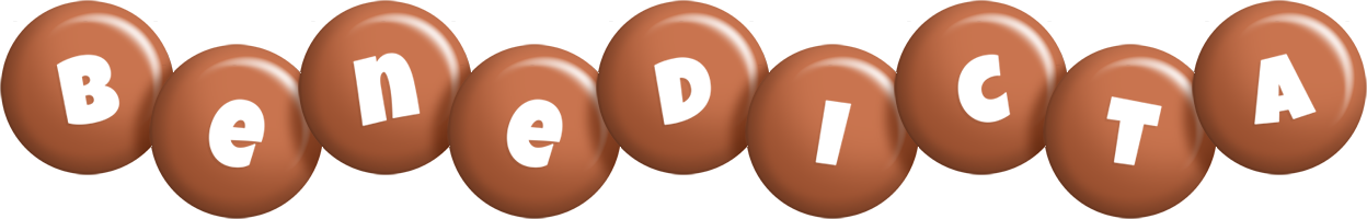 Benedicta candy-brown logo