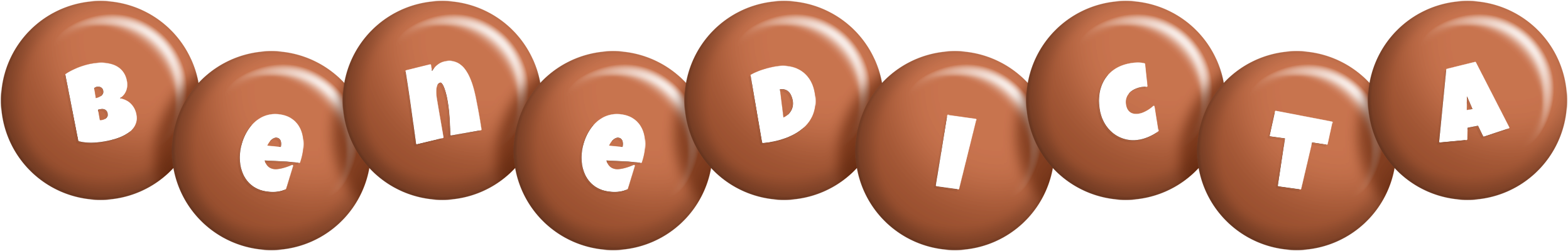 Benedicta candy-brown logo