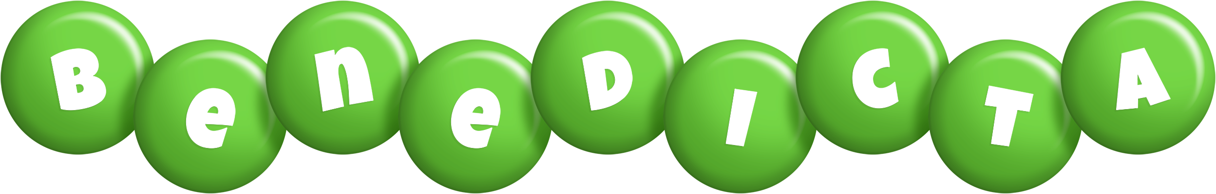 Benedicta candy-green logo