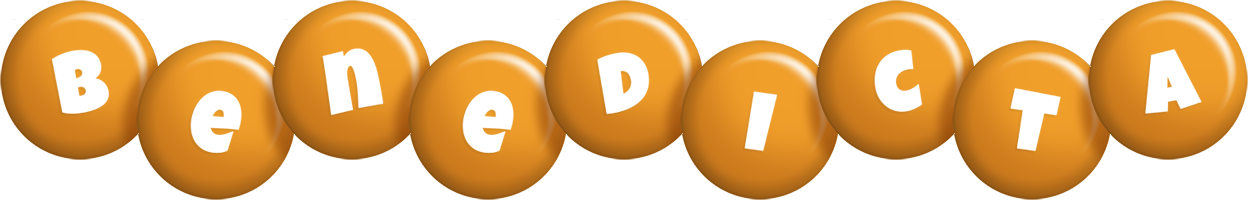 Benedicta candy-orange logo