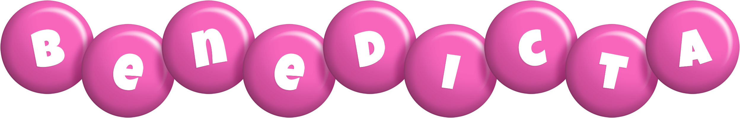 Benedicta candy-pink logo
