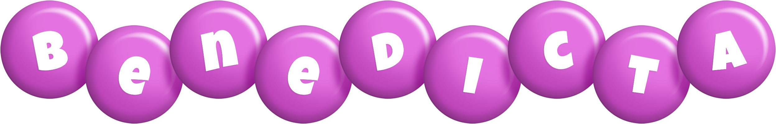 Benedicta candy-purple logo