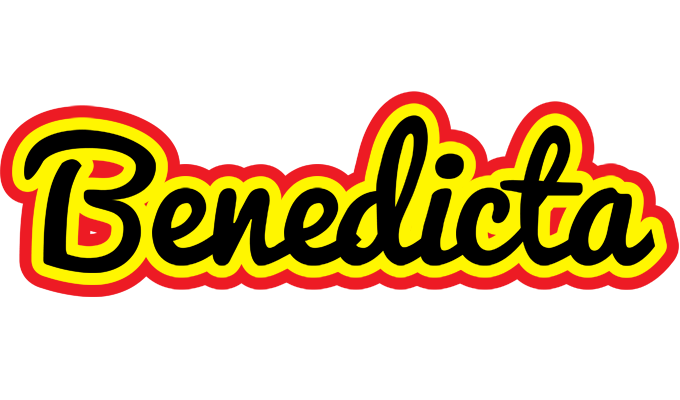 Benedicta flaming logo
