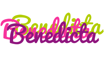 Benedicta flowers logo