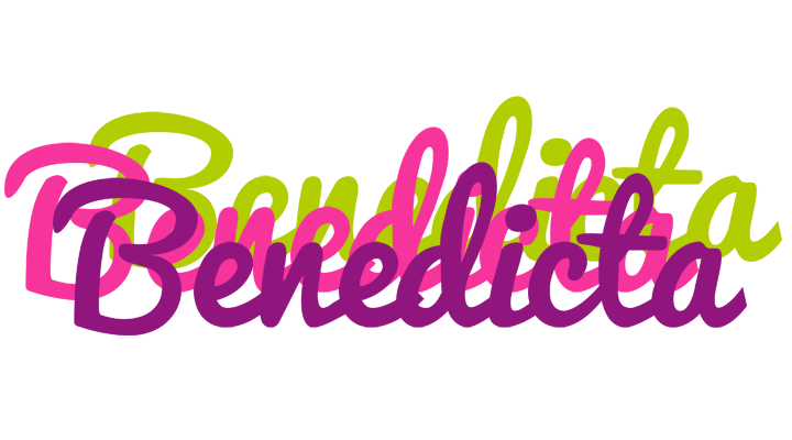 Benedicta flowers logo