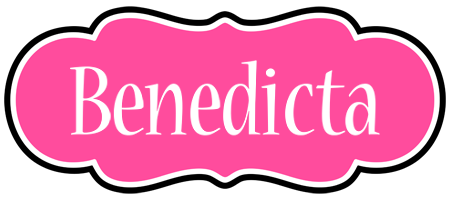 Benedicta invitation logo