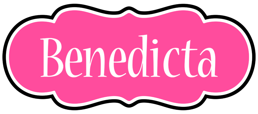 Benedicta invitation logo