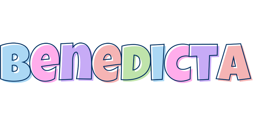 Benedicta pastel logo