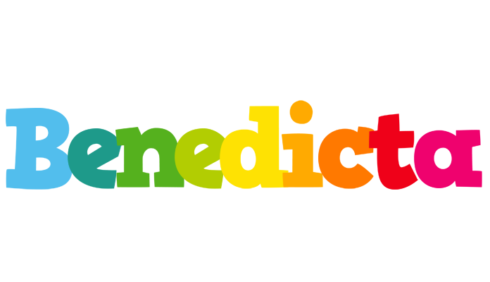 Benedicta rainbows logo