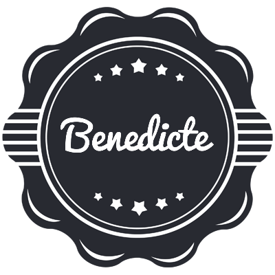 Benedicte badge logo