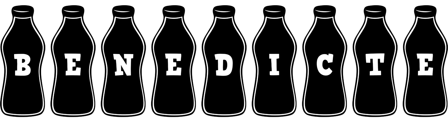 Benedicte bottle logo