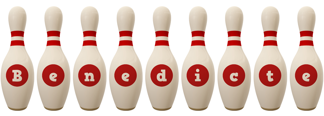 Benedicte bowling-pin logo