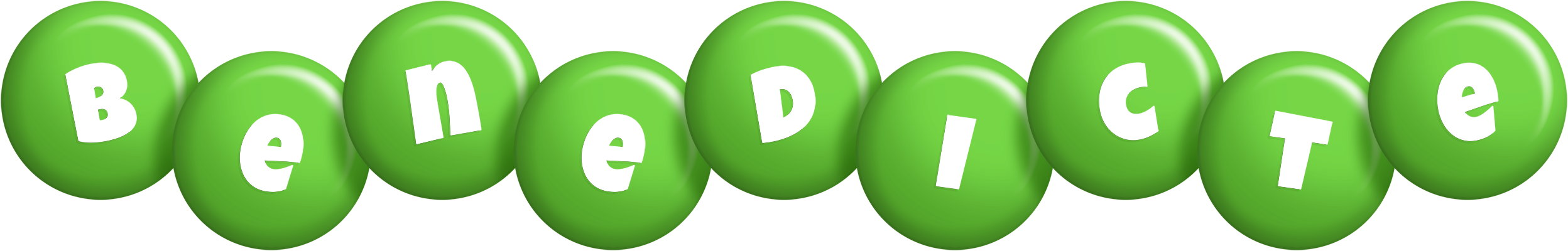 Benedicte candy-green logo