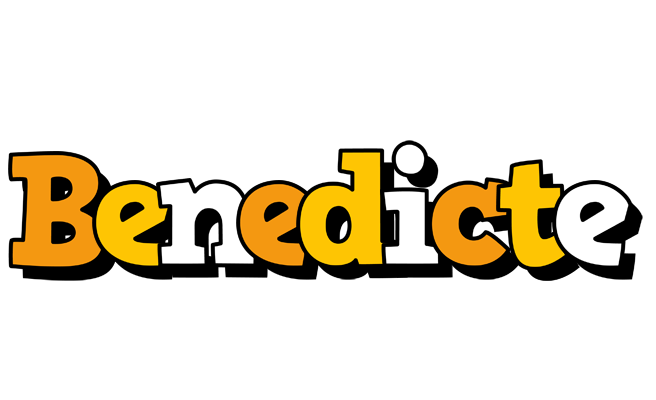 Benedicte cartoon logo