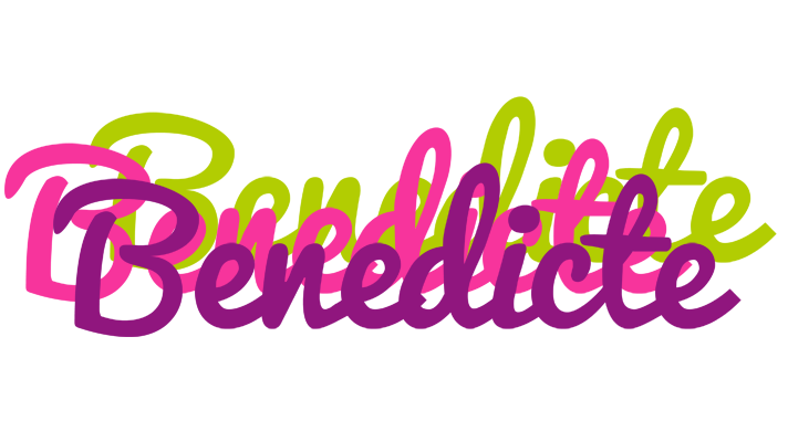 Benedicte flowers logo