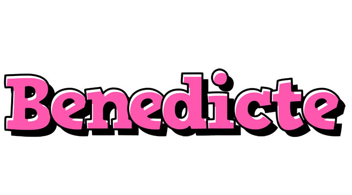 Benedicte girlish logo