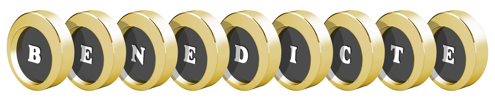 Benedicte gold logo
