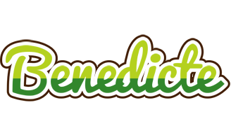 Benedicte golfing logo