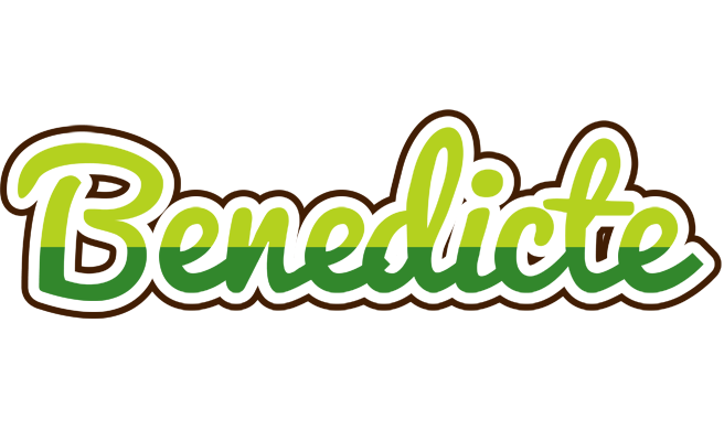 Benedicte golfing logo