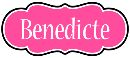 Benedicte invitation logo