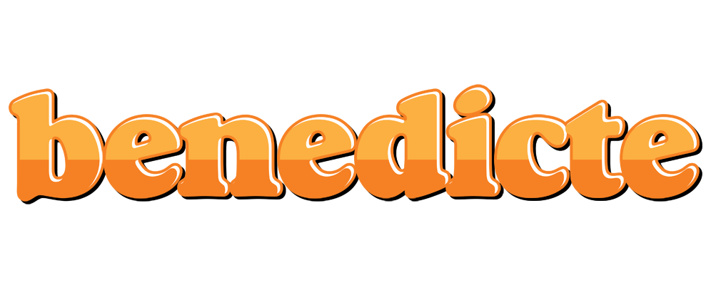 Benedicte orange logo