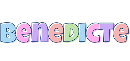 Benedicte pastel logo