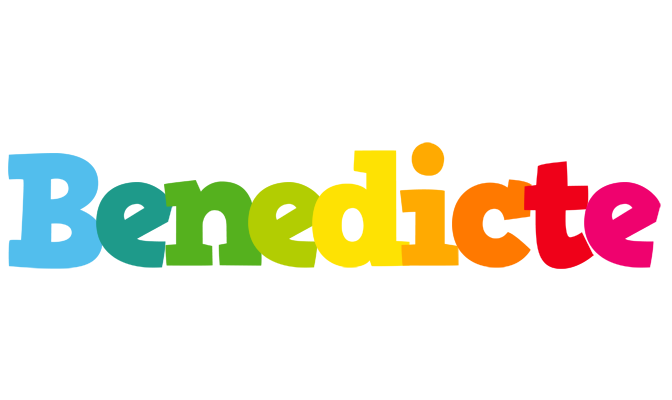 Benedicte rainbows logo