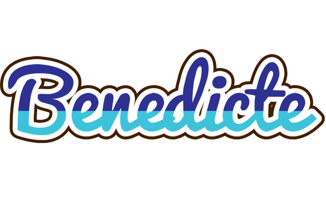 Benedicte raining logo
