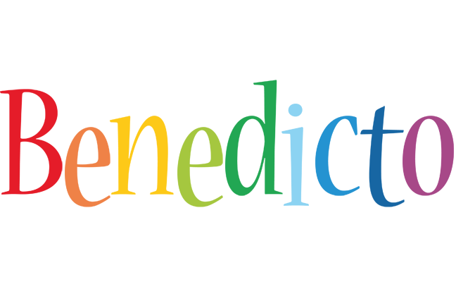 Benedicto birthday logo
