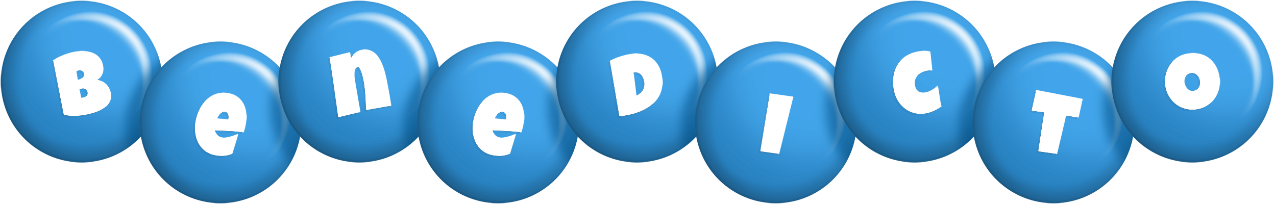 Benedicto candy-blue logo