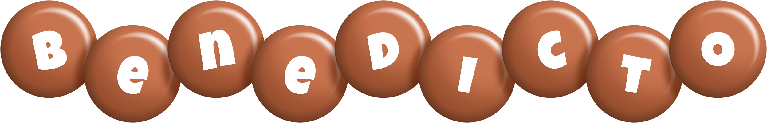 Benedicto candy-brown logo