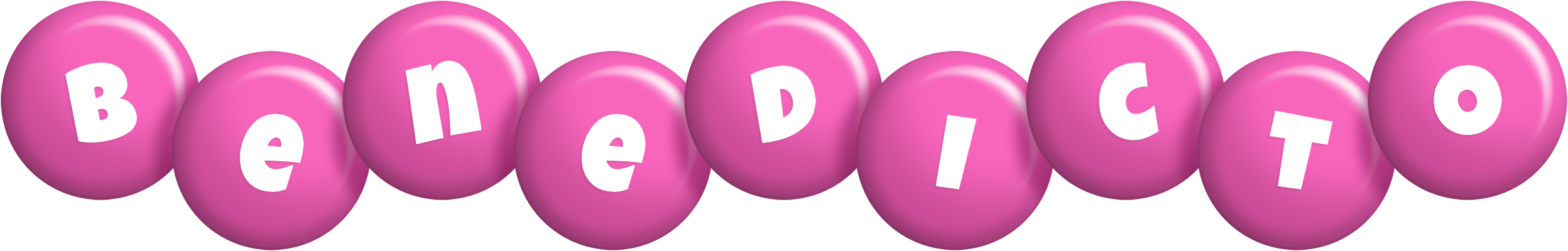 Benedicto candy-pink logo