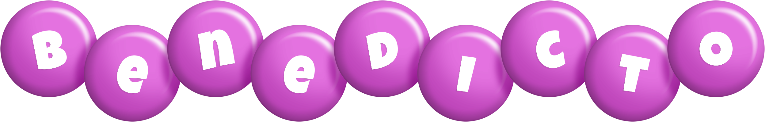 Benedicto candy-purple logo