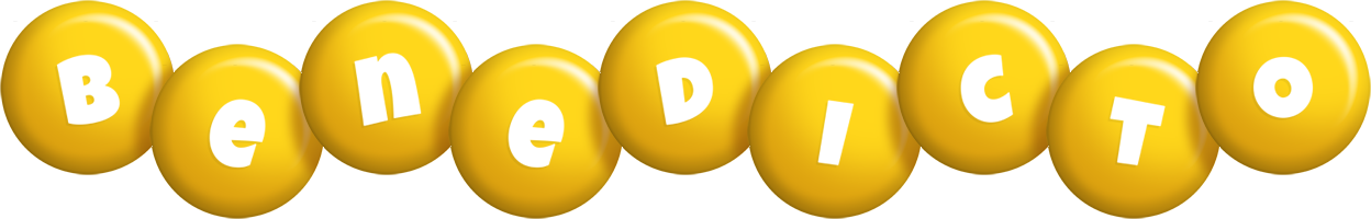 Benedicto candy-yellow logo