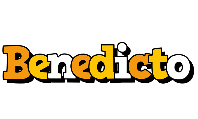 Benedicto cartoon logo