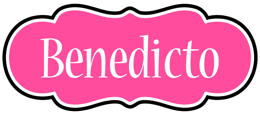 Benedicto invitation logo