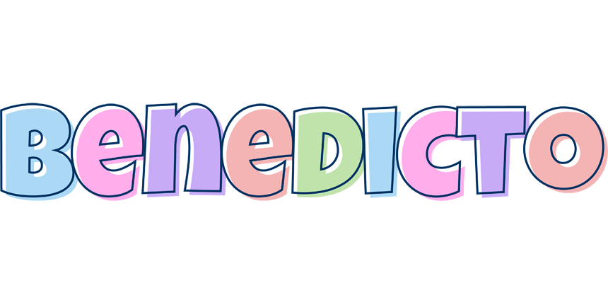 Benedicto pastel logo