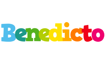 Benedicto rainbows logo