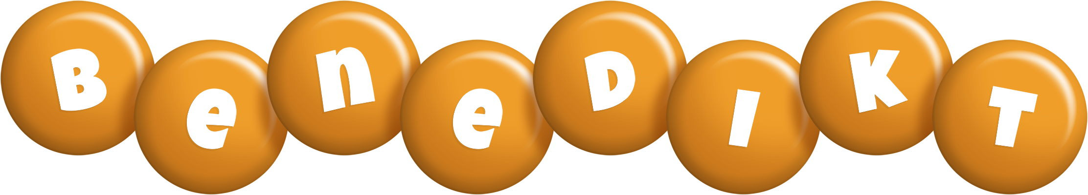 Benedikt candy-orange logo
