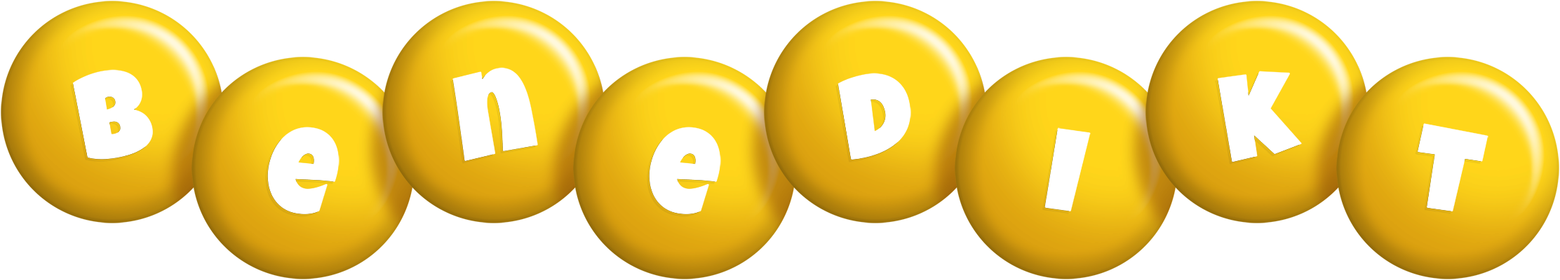 Benedikt candy-yellow logo