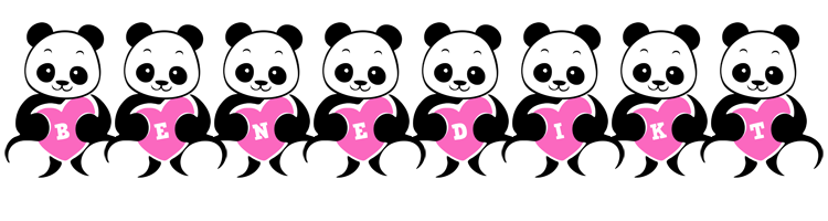 Benedikt love-panda logo