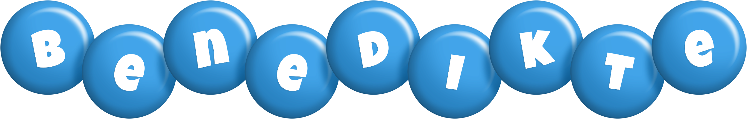 Benedikte candy-blue logo