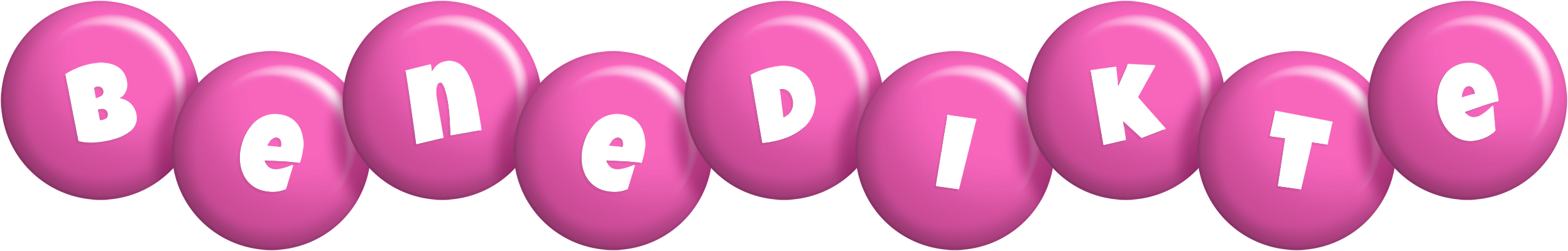 Benedikte candy-pink logo