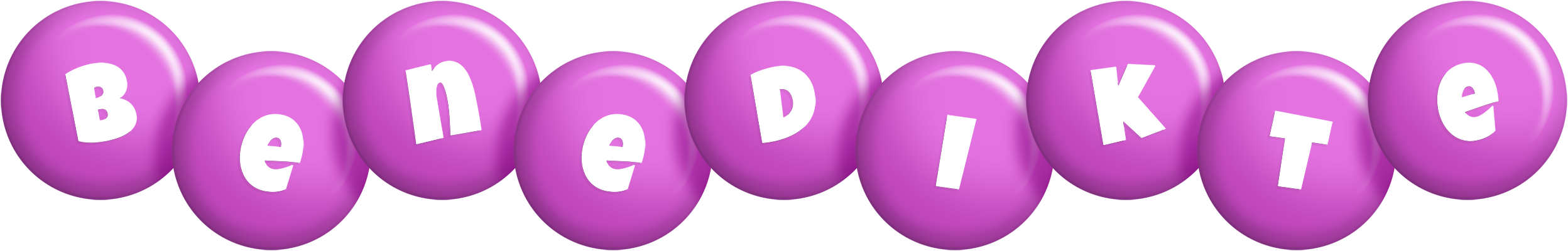 Benedikte candy-purple logo
