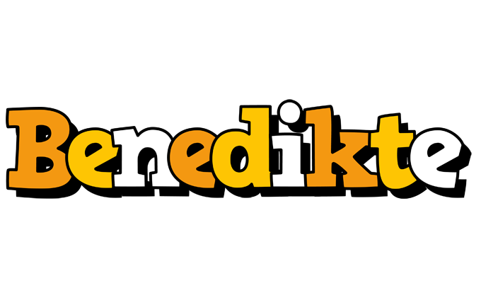 Benedikte cartoon logo