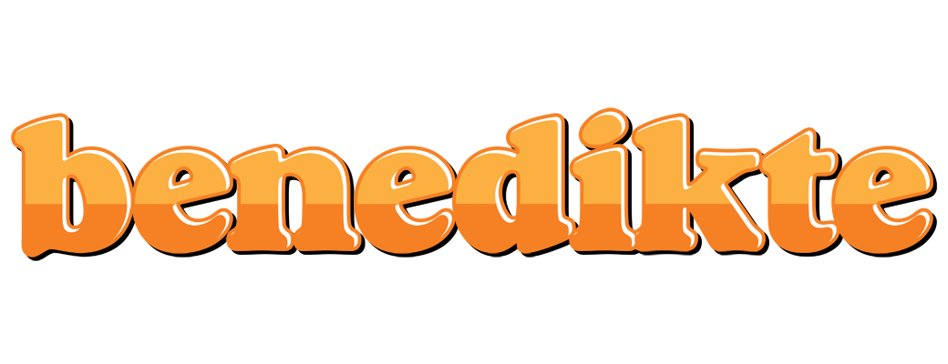Benedikte orange logo
